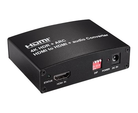 Extradigital HDMI Audio Extractor, HDMI to HDMI +Audio, 4K 60Hz Extradigital HDMI Audio Extractor, HDMI to HDMI +Audio, 4K 60Hz