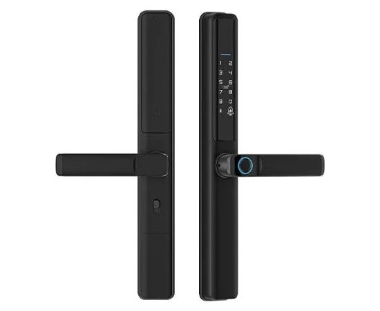 Hismart Smart Door Lock, Tuya, Wi-Fi, Fingerprint, RFID, Right/Left-Hand, Reverse Viedie slēdži