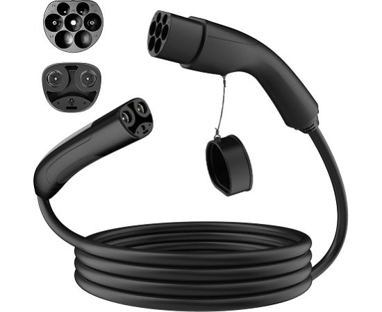 Hismart Зарядный кабель для электромобилей Tesla  - Type 2, 32A, 7.2kW, 1-фазный, 5м Elektro Auto lādēšanas piederumi