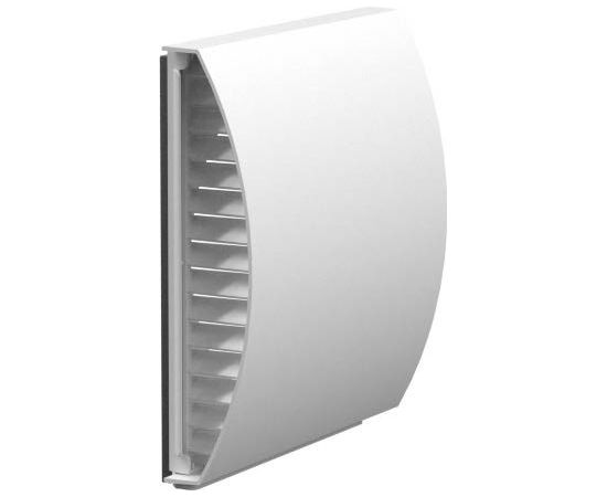 Hismart Curved Rain Shield for Single Room Energy Recovery Ventilator, Plastic Viedie slēdži