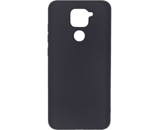 Evelatus Xiaomi  Redmi Note 9 Nano Silicone Case Soft Touch TPU Black Neoriģinālie Maciņi