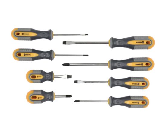 Skrūvgriežu komplekts Vorel 60782; 8 gab. Skrūvgrieži