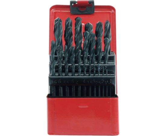 Metāla urbju komplekts Vorel 22250; 1-13 mm; 25 gab. Аксессуары для дрелей