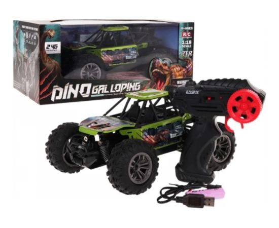 RoGer Dino Crawler Radiovadāma Mašīna 1:18 Radio vadāmās rotaļlietas (RC)