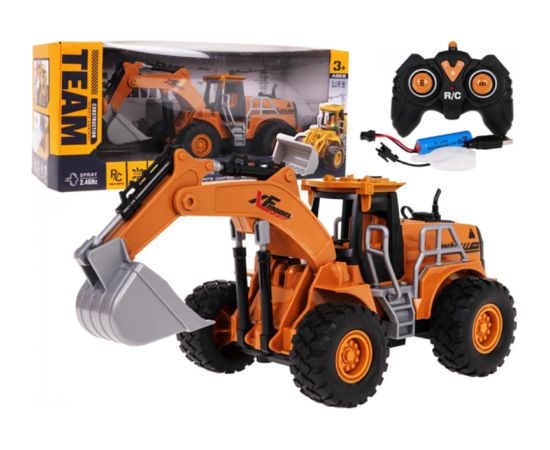 RoGer Радиоуправляемый Экскаватор для освещения и дыма 1:22 Радиоуправляемые Игрушки
