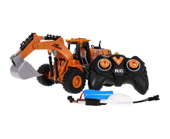 RoGer Радиоуправляемый Экскаватор для освещения и дыма 1:22 Радиоуправляемые Игрушки