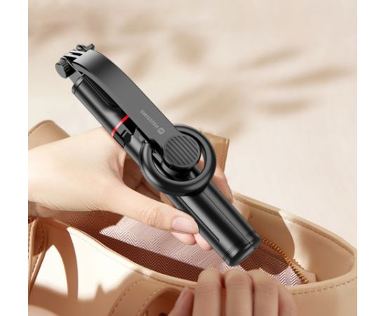 Swissten Bluetooth Selfiju Nūja ar statīvu (saderīgs ar MagSafe) Telefonu Stabilizatori