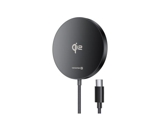 Swissten MagPuck Qi2 Bezvadu Lādētājs 1.5m (saderīgs ar MagSafe) Swissten MagPuck Qi2 Bezvadu Lādētājs 1.5m (saderīgs ar MagSafe)