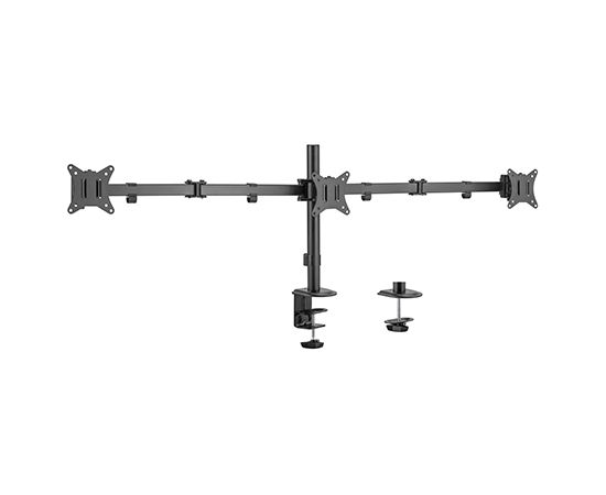 Hismart Triple-Monitor 17"-27" Desk Mount Palikņi portatīvajiem datoriem