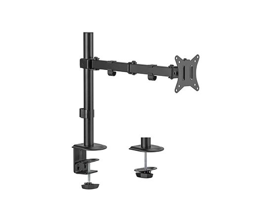 Hismart Single-Monitor 17"-32" Desk Mount Palikņi portatīvajiem datoriem