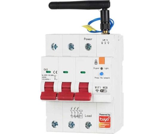 TUYA Умный переключатель, 3P, Wi-Fi, RS485, 63A Viedie slēdži