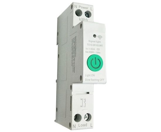 TUYA Умный 1-полюсный  переключатель Wi-Fi, 63A Viedie slēdži