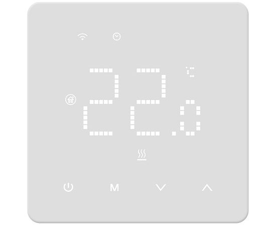 TUYA Программируемый термостат отопления для управления котлом, Wi-Fi, 3A, 230VAC Viedie slēdži