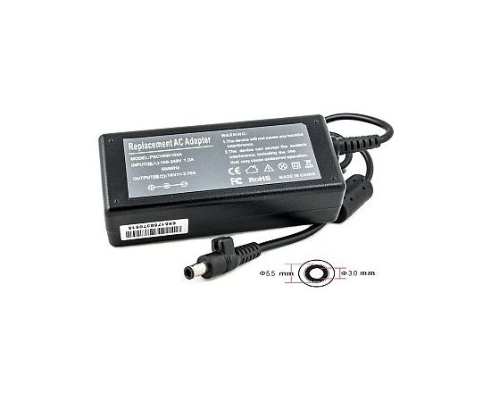 Extradigital Laptop Power Adapter SAMSUNG 60W: 16V, 3.75A Extradigital Laptop Power Adapter SAMSUNG 60W: 16V, 3.75A