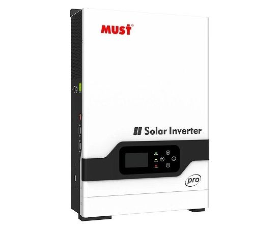 Inverter MUST PV18-3024PRO, 3kW, 1-phase, 24V, 80A MPPT, 450V Inventori Inverter MUST PV18-3024PRO, 3kW, 1-phase, 24V, 80A MPPT, 450V Inventori