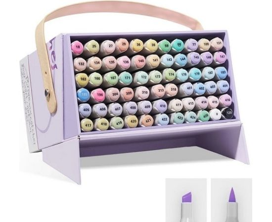 Double-sided Marker Pens ARRTX Oros, 66 Colours, pastel tone shade