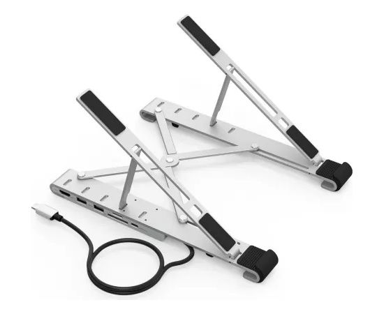 Подставка для ноутбука CHOETECH  и 7-портовый USB Type-C Хуб Cистемы охлаждения для ноутбуков