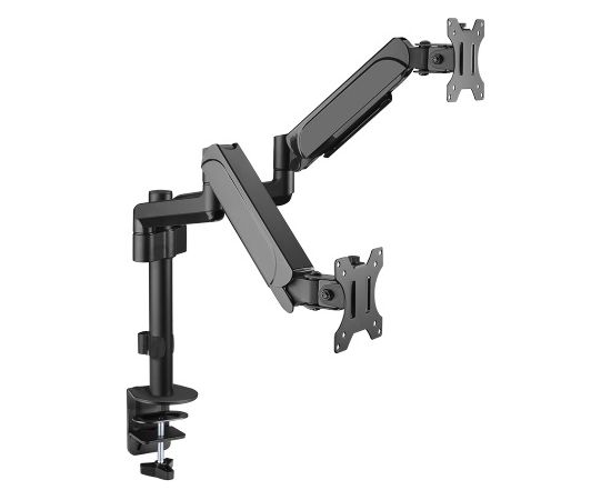 Hismart Dual 17”-32” Monitor Spring-Assisted Arm Mount Palikņi portatīvajiem datoriem