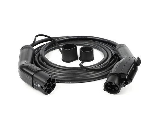 Hismart EV Charging Cable Type 1 (Female) - Type 2 (Male), 32A, 7.2kW, 1-phase, 5m Elektro Auto lādēšanas piederumi