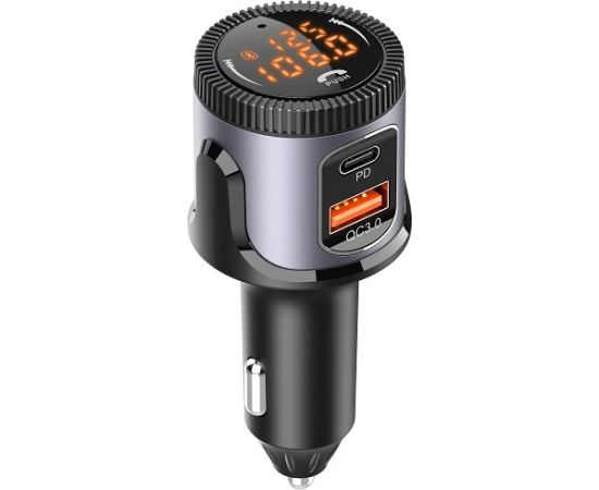 Extradigital FM Transmittter BC72 Auto FM Transmiteri un Carplay ierīces Extradigital FM Transmittter BC72 Auto FM Transmiteri un Carplay ierīces