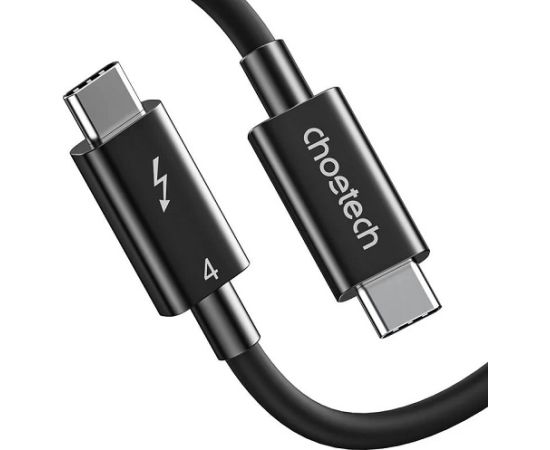 Cable CHOETECH Thunderbolt 4, USB-C to USB-C, 40Gbps, 100W, 20V/ 5A, 8K/ 60Hz, 0.8m Cable CHOETECH Thunderbolt 4, USB-C to USB-C, 40Gbps, 100W, 20V/ 5A, 8K/ 60Hz, 0.8m