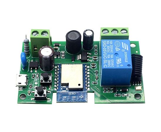 Hismart TUYA Gate Opener 1CH 85-250V Viedie slēdži