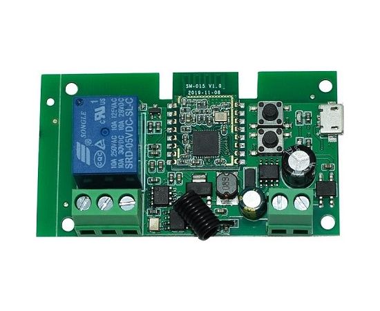 Hismart TUYA 1CH 7-32V модуль управления Viedie slēdži