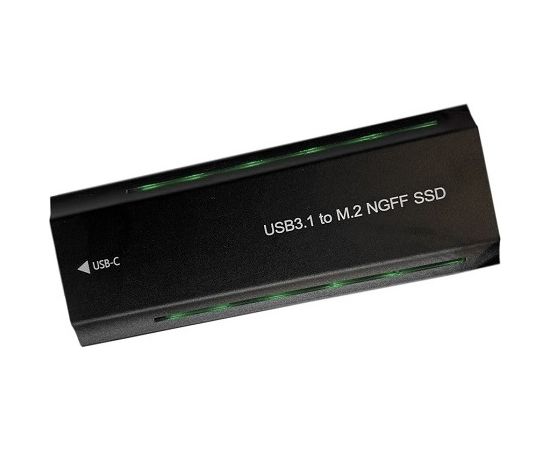 Extradigital M.2 PCIe NGFF/NVMe SSD корпус USB3.2, 20Gbps, RGB Ārējo HDD, SSD korpui