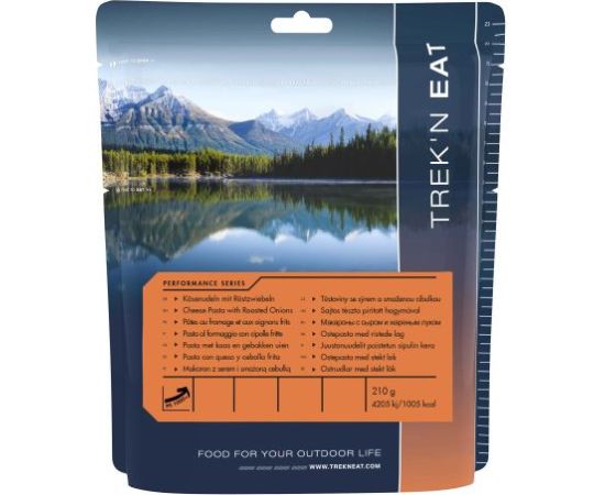 Trek'n Eat Cheese Pasta with Roasted Onions 210g PS1000+ Tūristu pārtika Trek'n Eat Cheese Pasta with Roasted Onions 210g PS1000+ Tūristu pārtika