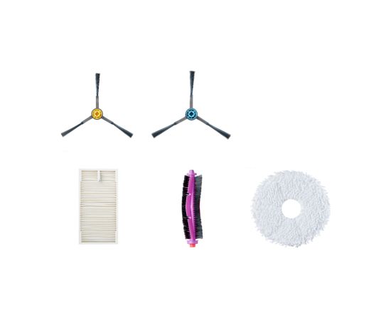 Midea Spare Parts Kit for V12: 6x Side brushes, 2x Roller brushes, 3x HEPA Filters, 4x Mops, 3x Dust Bags Другие аксессуары
