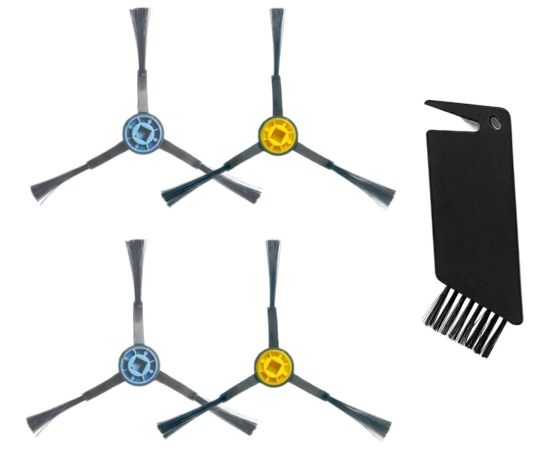 Midea Spare Parts Kit: 4x Side Brush, 1x Cleaning Brush for M6/M7/M7Pro/S8+ Citi piederumi
