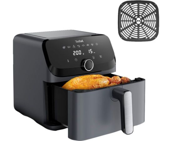 Tefal EY855B Easy Fry Mega Air Fryer, 7.5L, Black TEFAL Karstā Gaisa Katli (AirFryer)