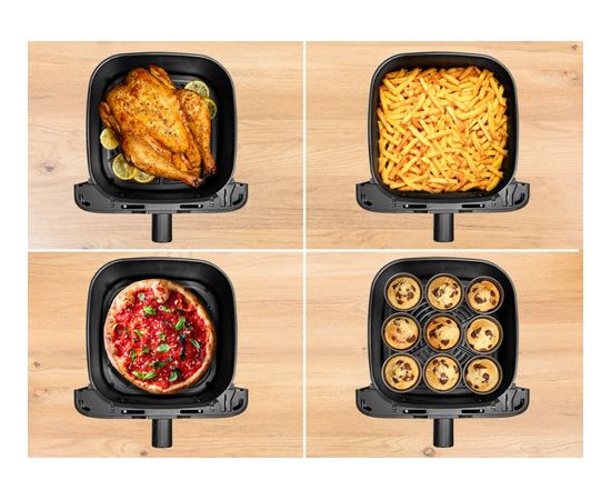 Tefal EY855B Easy Fry Mega Air Fryer, 7.5L, Black TEFAL Karstā Gaisa Katli (AirFryer)