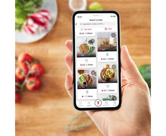 Tefal EY855B Easy Fry Mega Air Fryer, 7.5L, Black TEFAL Karstā Gaisa Katli (AirFryer)