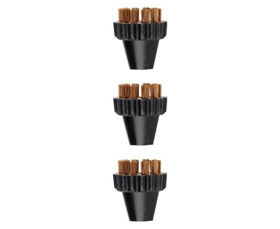 Polti 3 Small Brass Bristles Brushes Kit PAEU0297 Vaporetto Lecoaspira Unico Citi piederumi