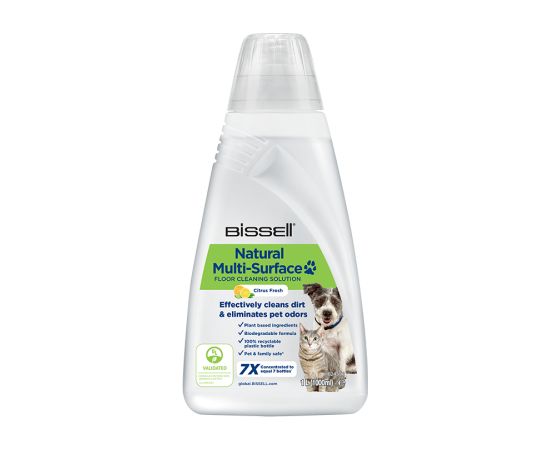 Bissell Natural Multi-Surface Pet Floor Cleaning Solution 1000 ml Citi piederumi