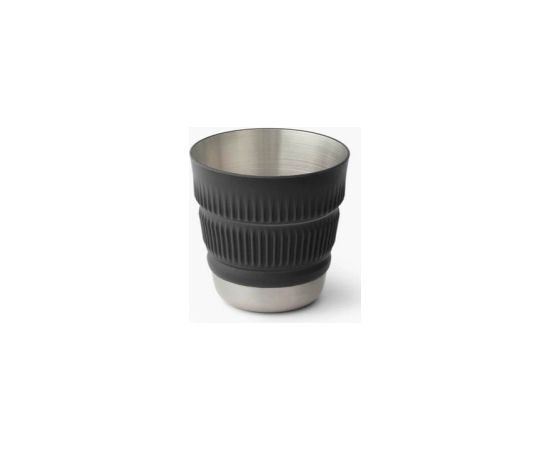 Sea To Summit Salokāma Krūze DETOUR Stainless Steel Collapsible Mug  Beluga Black Столовые приборы