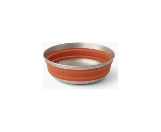 Sea To Summit Salokāma Bļoda DETOUR Stainless Steel Collapsible Bowl M  Bombay Brown Столовые приборы