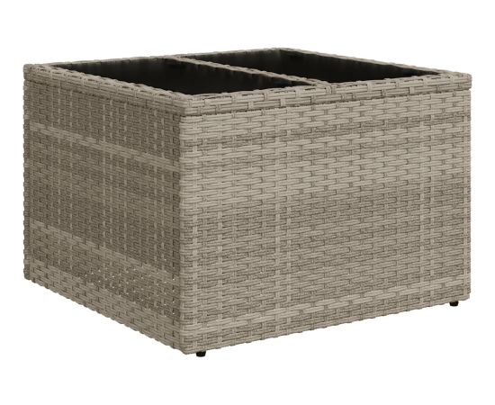 vidaXL 9-elementowy zestaw sof ogrodowych z poduszkami jasnoszary polirattan Dārza mēbeļu komplekti