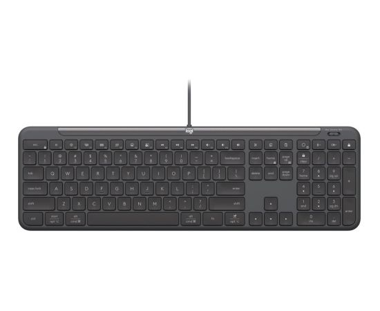 LOGITECH Signature Slim  K620 Wired Keyboard for Business - GRAPHITE - US INT'L - USB - N/A - INTNL-973 - USB-C