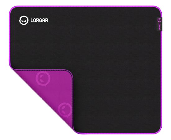 Lorgar Main 315, Gaming mouse pad, High-speed surface, Purple anti-slip rubber base, size: 500mm x 420mm x 3mm, weight 0.39kg Palikņi pelēm