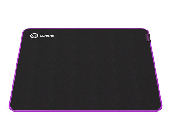 Lorgar Main 315, Gaming mouse pad, High-speed surface, Purple anti-slip rubber base, size: 500mm x 420mm x 3mm, weight 0.39kg Palikņi pelēm