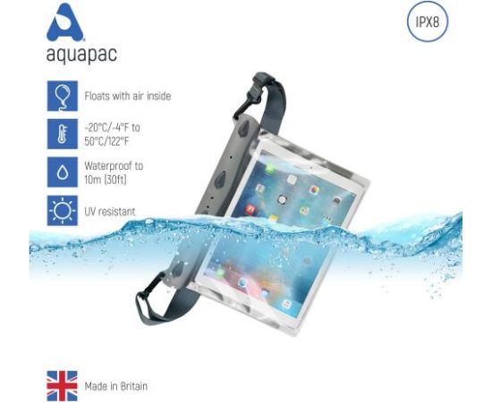 Aquapac Waterproof iPad Pro Case Landscape Ūdensdrošie iepakojumi Aquapac Waterproof iPad Pro Case Landscape Ūdensdrošie iepakojumi