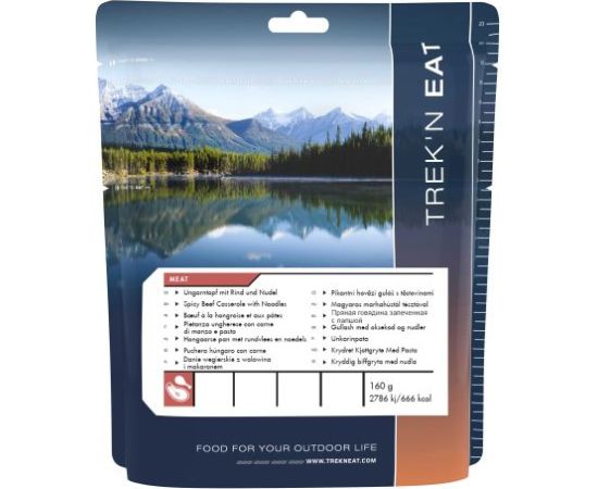 Trek'n Eat Spicy Beef Casserole with Noodles 160g Tūristu pārtika Trek'n Eat Spicy Beef Casserole with Noodles 160g Tūristu pārtika
