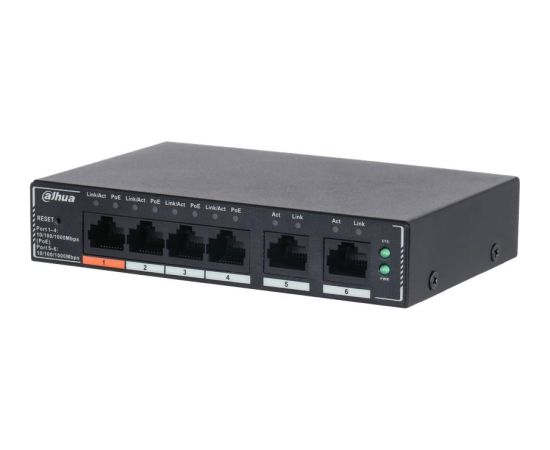 Switch DAHUA DH-SG4006P Type L2 PoE ports 4 60 Watts SG4006P Коммутаторы (Switch)