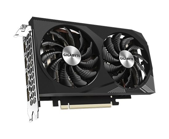 Graphics Card GIGABYTE NVIDIA GeForce RTX 3050 8 GB GDDR6 128 bit PCIE 4.0 16x Memory 14000 MHz 2xHDMI 2xDisplayPort GV-N3050WF2OCV2-8GD Grafiskās video kartes