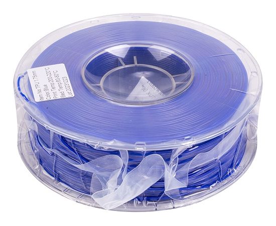 EXD 3D Printing Filament TPU, 1.75mm, 1kg, Blue 3D Printeri