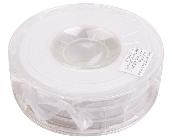 EXD 3D Printing Filament PETG, 1.75mm, 1kg, White 3D Printeri