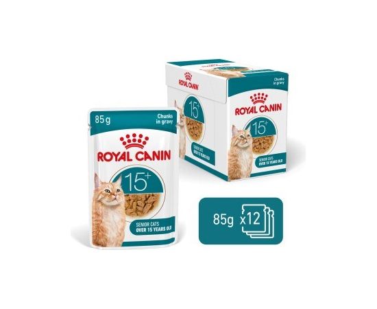 ROYAL CANIN FHN Cat Ageing 15+ Gravy 12x85g Консервы кошек