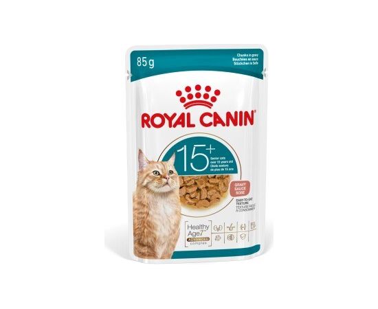 ROYAL CANIN FHN Cat Ageing 15+ Gravy 12x85g Консервы кошек
